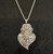 Heart of Viana Silver Pendant - L
