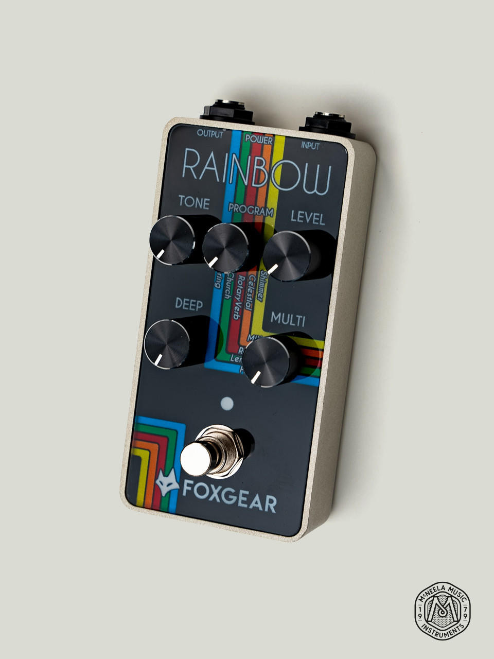 Foxgear Rainbow Reverb Pedal - Reverb Pedals | McNeela Music