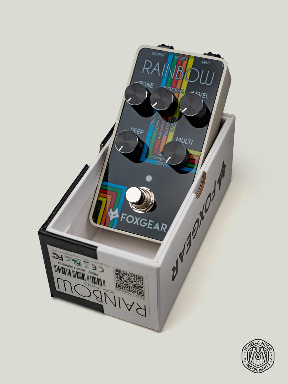 Foxgear Rainbow Reverb Pedal - Reverb Pedals | McNeela Music