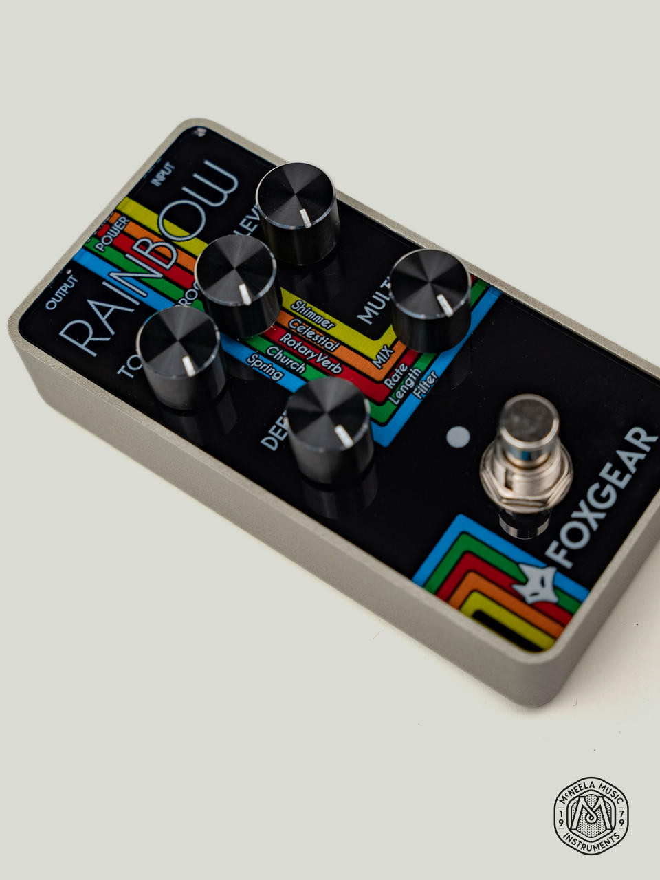 Foxgear Rainbow Reverb Pedal - Reverb Pedals | McNeela Music