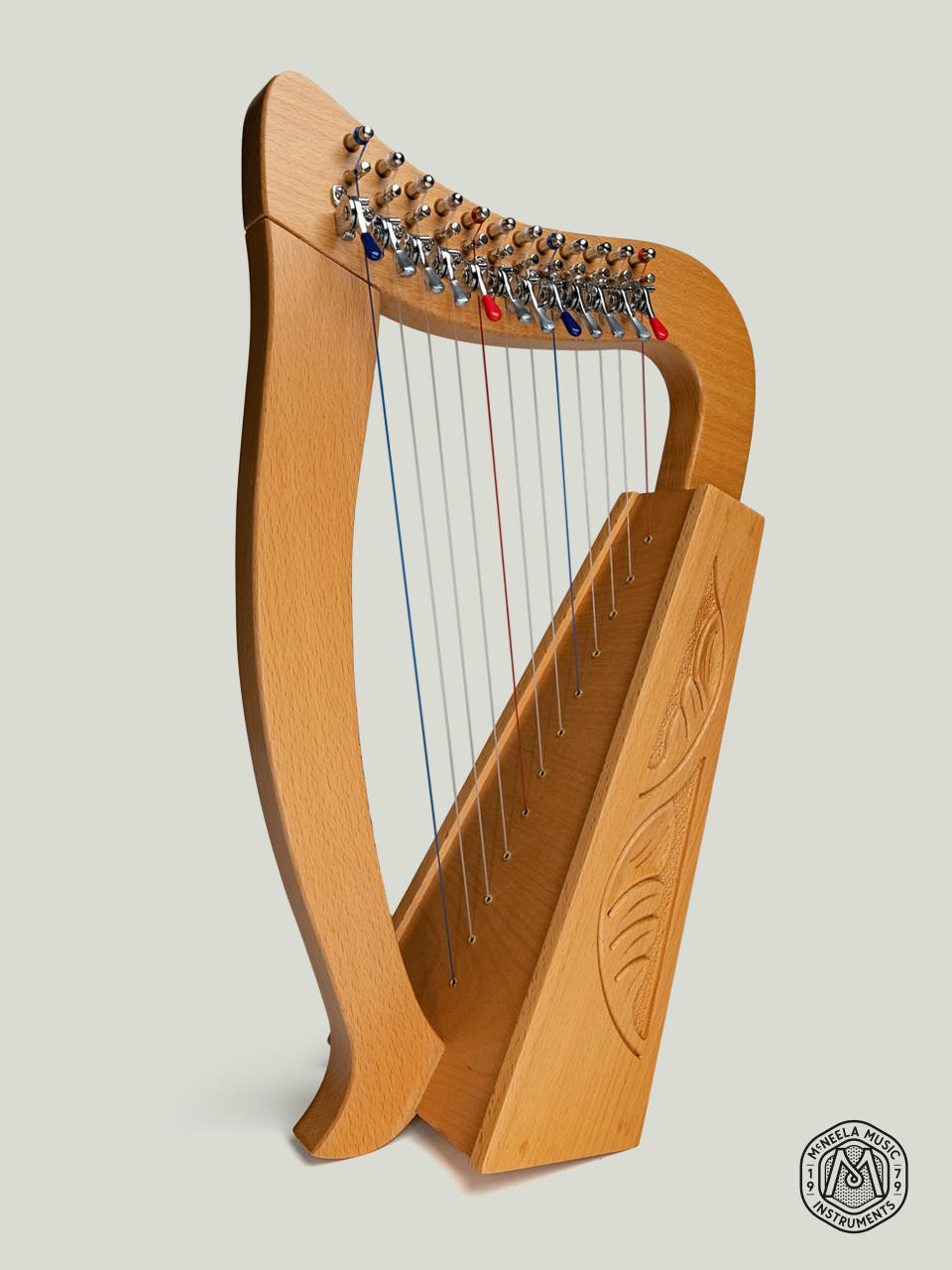 12 String Lever Harp - Baby Harp for Sale | McNeela Music