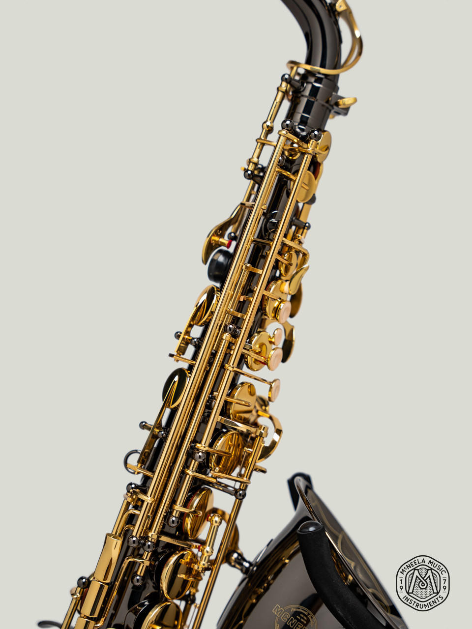 Premium Alto Sax Black Nickel Saxophones McNeela Music