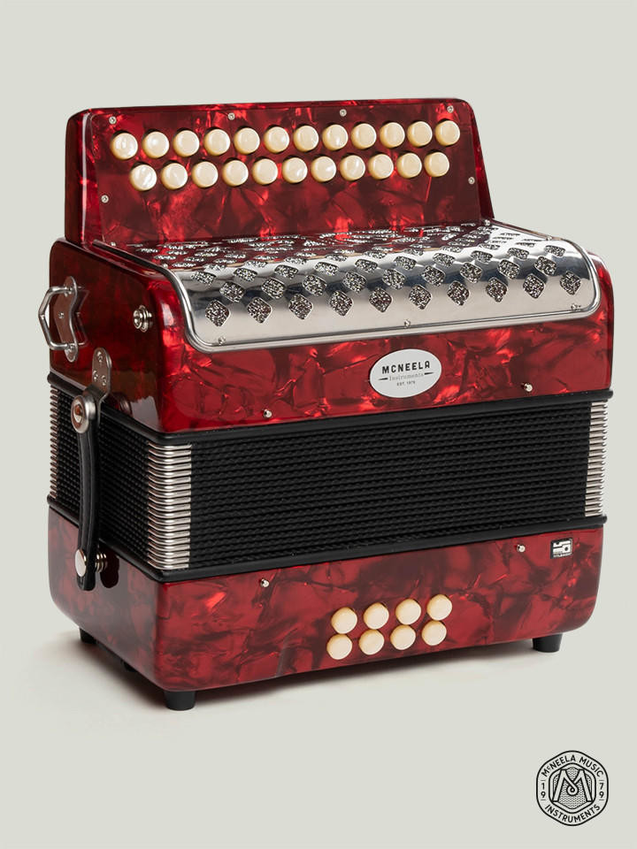 確認用Harmonia / Magic Of Accordion McNeela 3 Voice MMM C#/D Button Accordion - McNeela Music