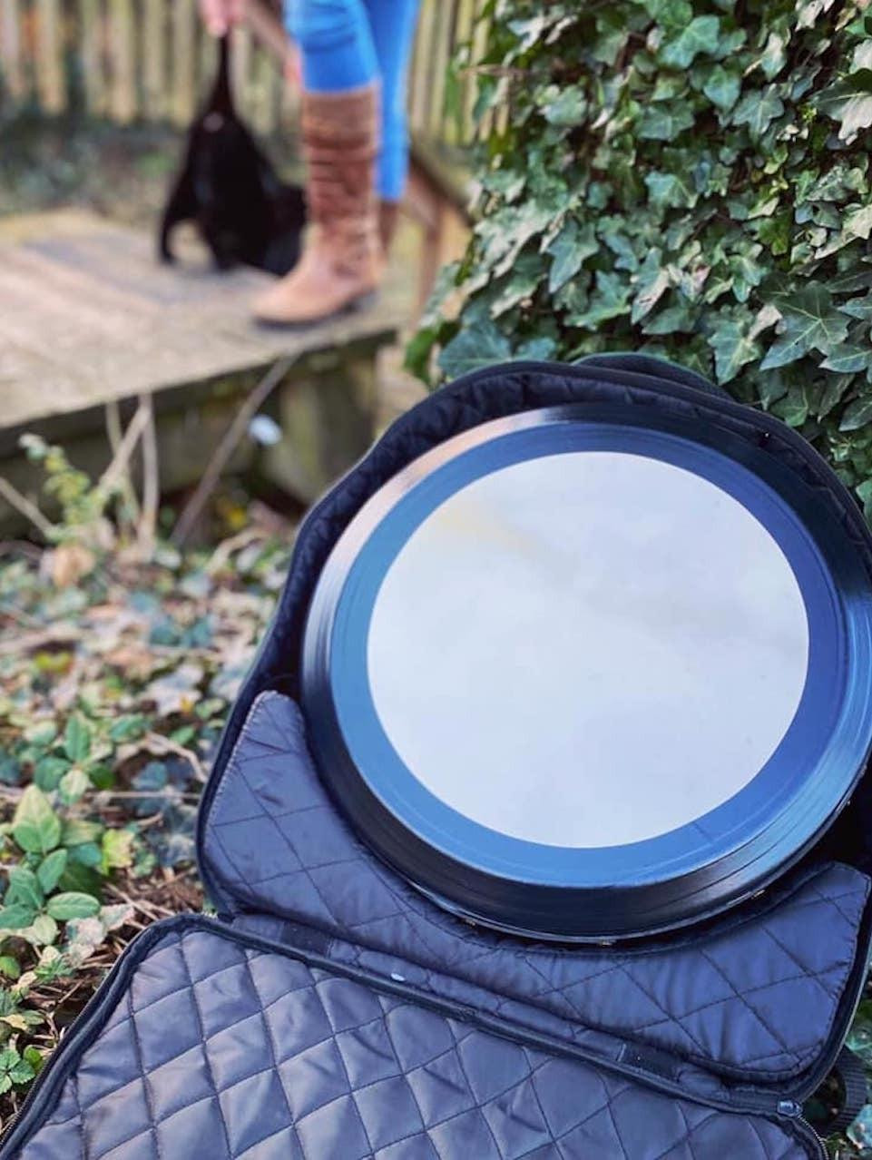 Dark green Bodhran Gig Bag Gigbags for Sale McNeela Music