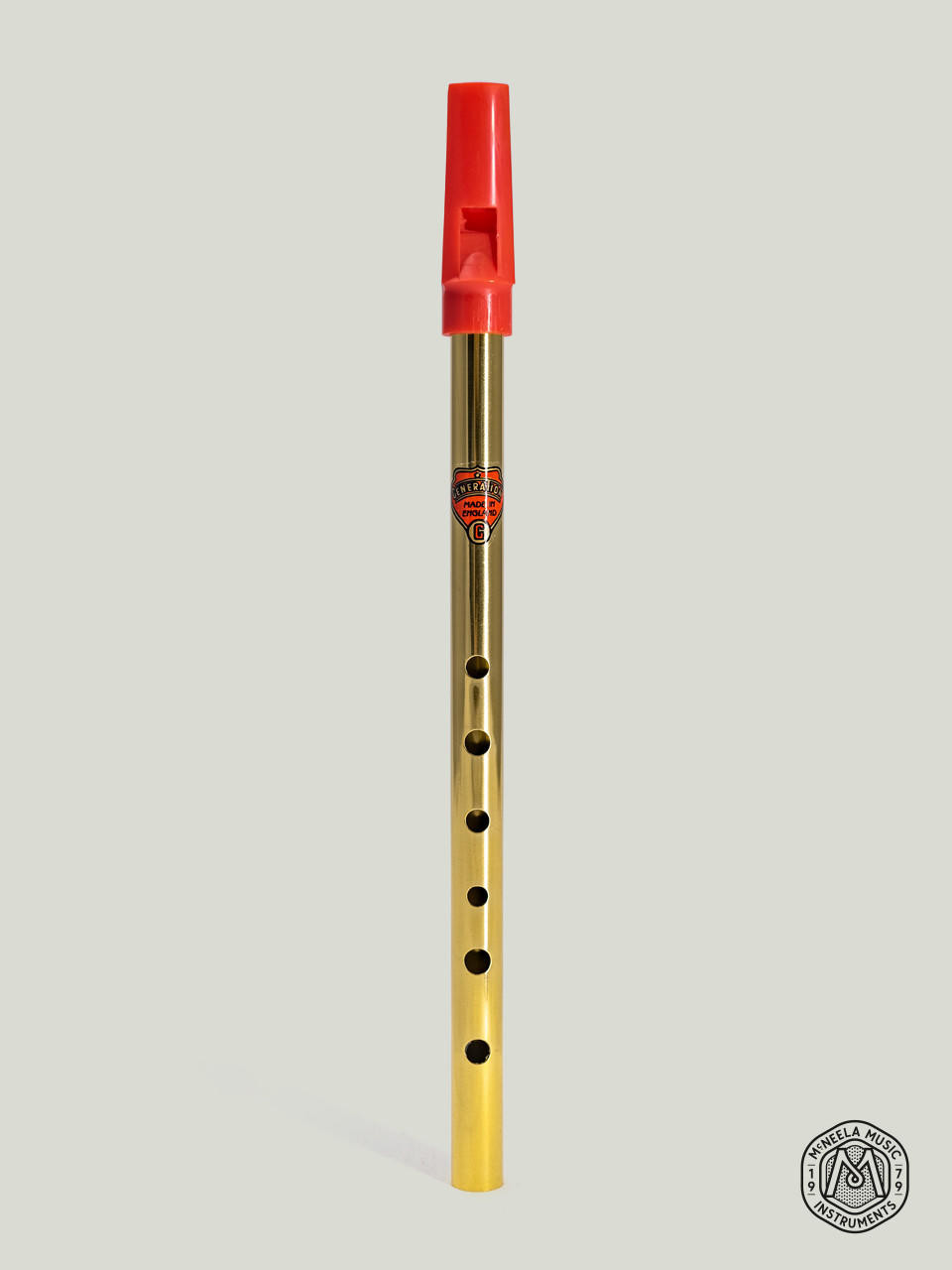 Generation G-17F Tin Whistle – Brass – F - Saga Music