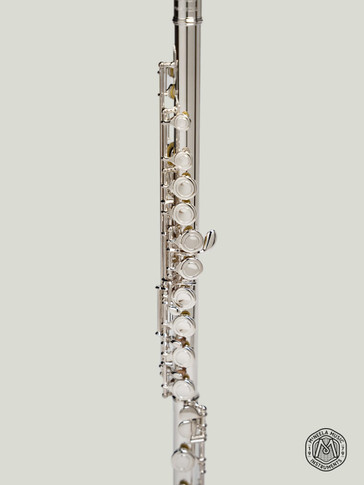 Urbano Beginner Silver Flute w/ Sterling Silver Lip Plate - PM Series