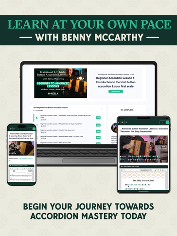 The Ultimate Irish Button Accordion Masterclass - One-Time Payment
