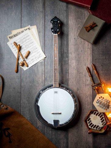 The Celt Banjo by McNeela (Tenor, 4 String, 19 Fret)