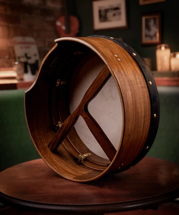 The Ultimate Rosewood 16” Deep-Rim Performance Bodhrán Set