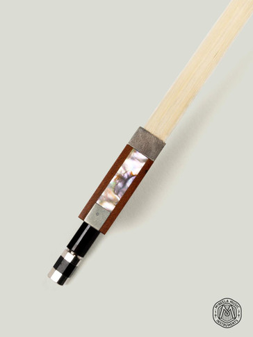 Premium Carbon Fibre Violin Bow - Coffee Brown with Snakewood Frog