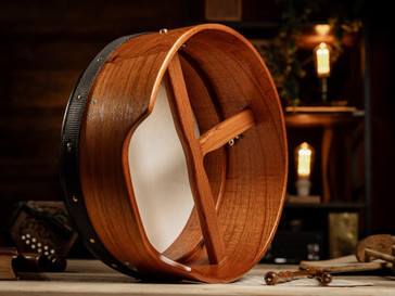 Limited Edition 14" Cedarwood Bodhrán Set