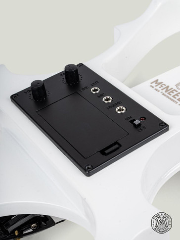 The McNeela Electric Violin in White