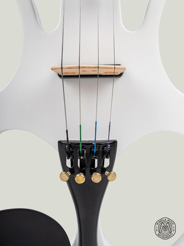 The McNeela Electric Violin in White