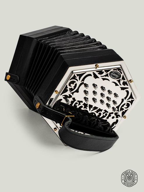 Der Schwan 30-Tasten Anglo Concertina in C/G