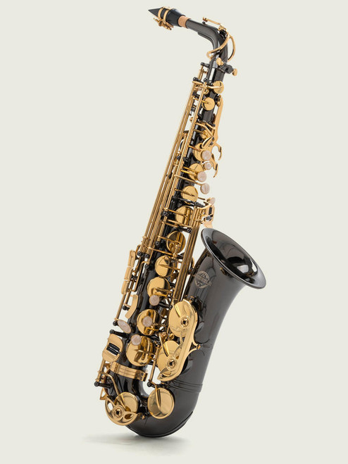 McNeela Beginner Alto Saxophone Set in Black Nickel