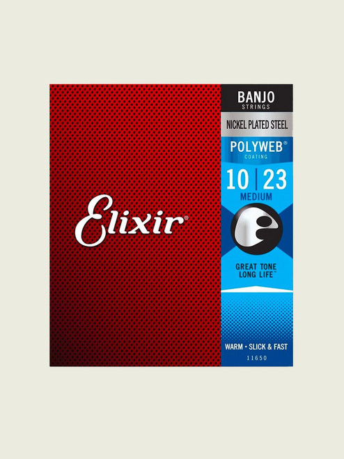 Elixir Banjo Strings – Medium 10-23