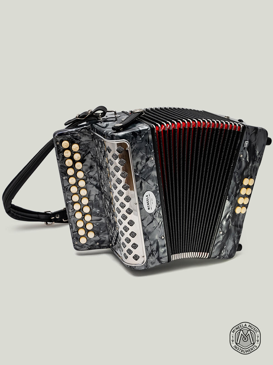 [OFFER INSIDE!] McNeela 3 Voice MMM B/C Button Accordion McNeela