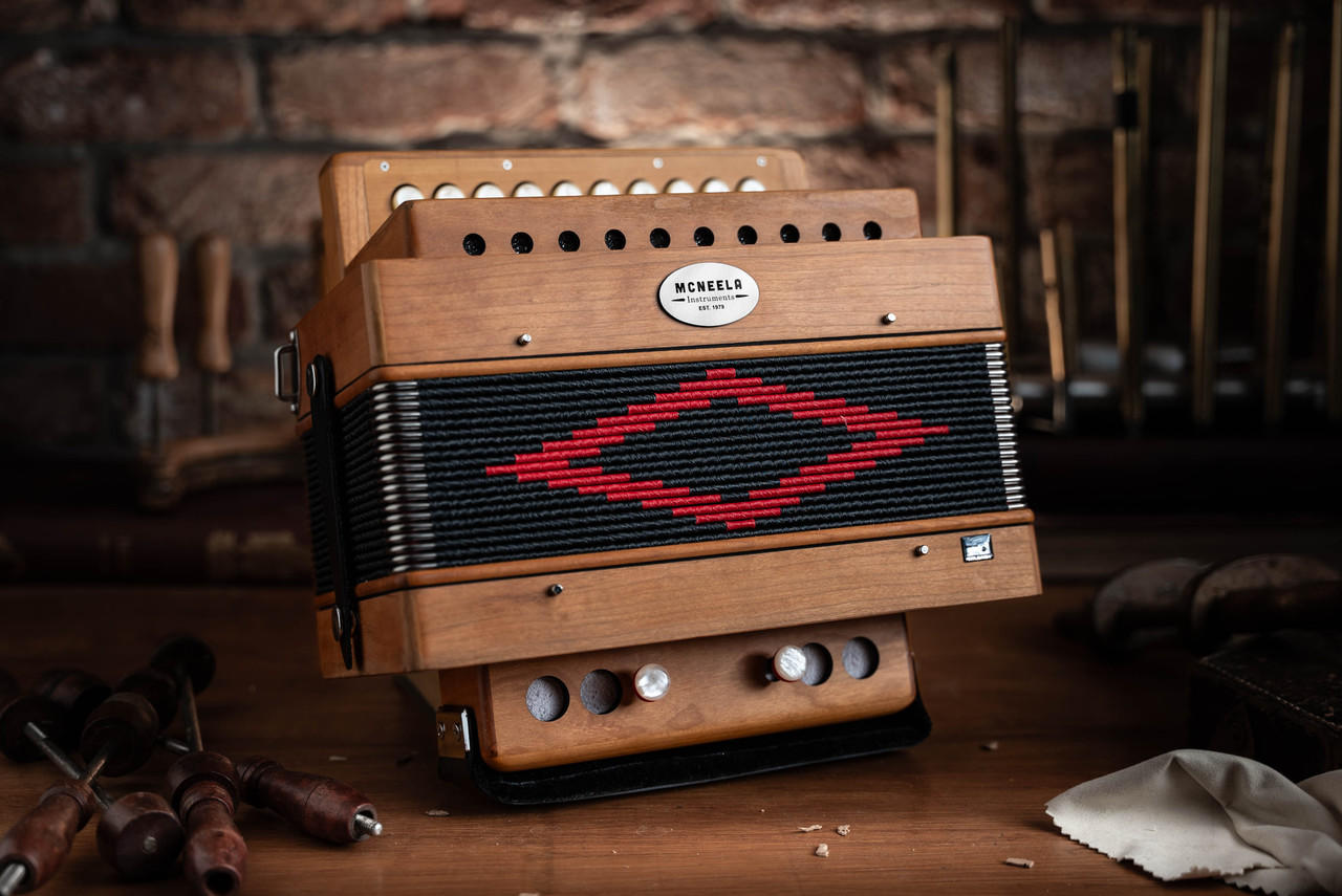 The New McNeela Wooden Melodeon