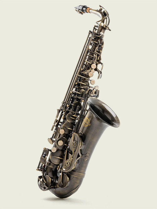 McNeela Premium Alto Saxophone Set - Antique Finish