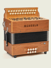McNeela Premium (C#/D) 3 Voice Button Accordion (MMM, 23 Button)
