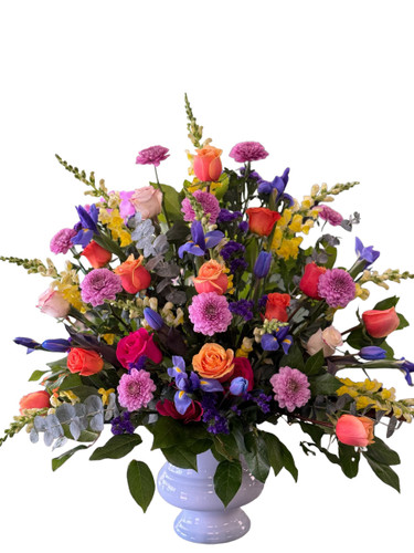 Colorful Sympathy Basket