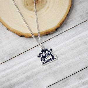 Bull Charm Necklace- Silver