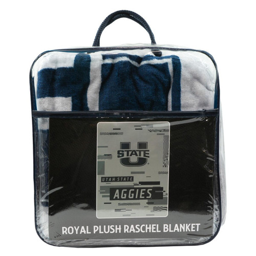 Aggie Walk Off Raschel Throw - Navy - 60x80 Aggie Walk Off Raschel Throw - Navy - 60x80