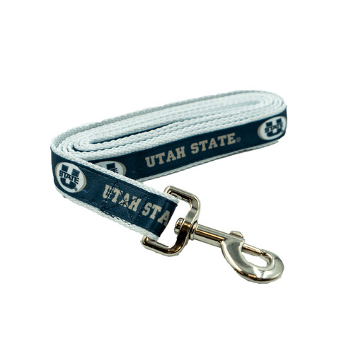 Utah State Dog Leash - Navy/Black - 6' Leash Utah State Dog Leash - Navy/Black - 6' Leash