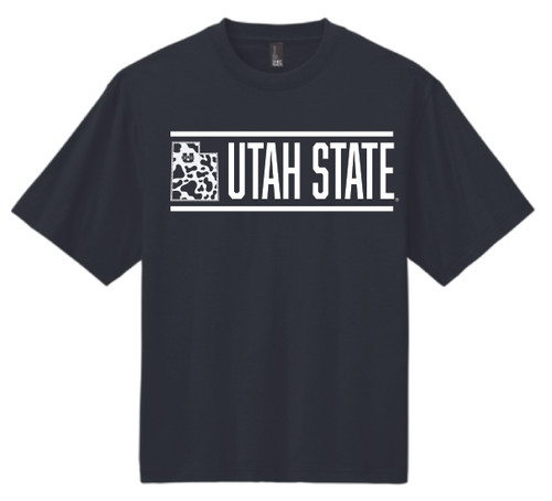 Navy Cow print state