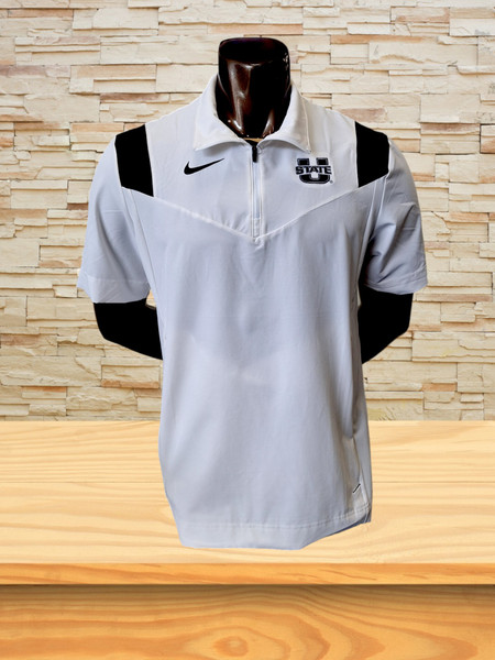 Nike White SS Coach Jacket