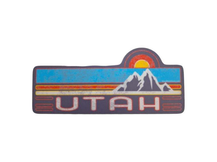 Retro Utah Sticker