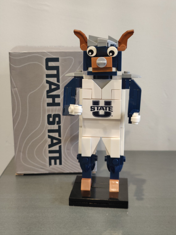 Big Blue Brick Figure
