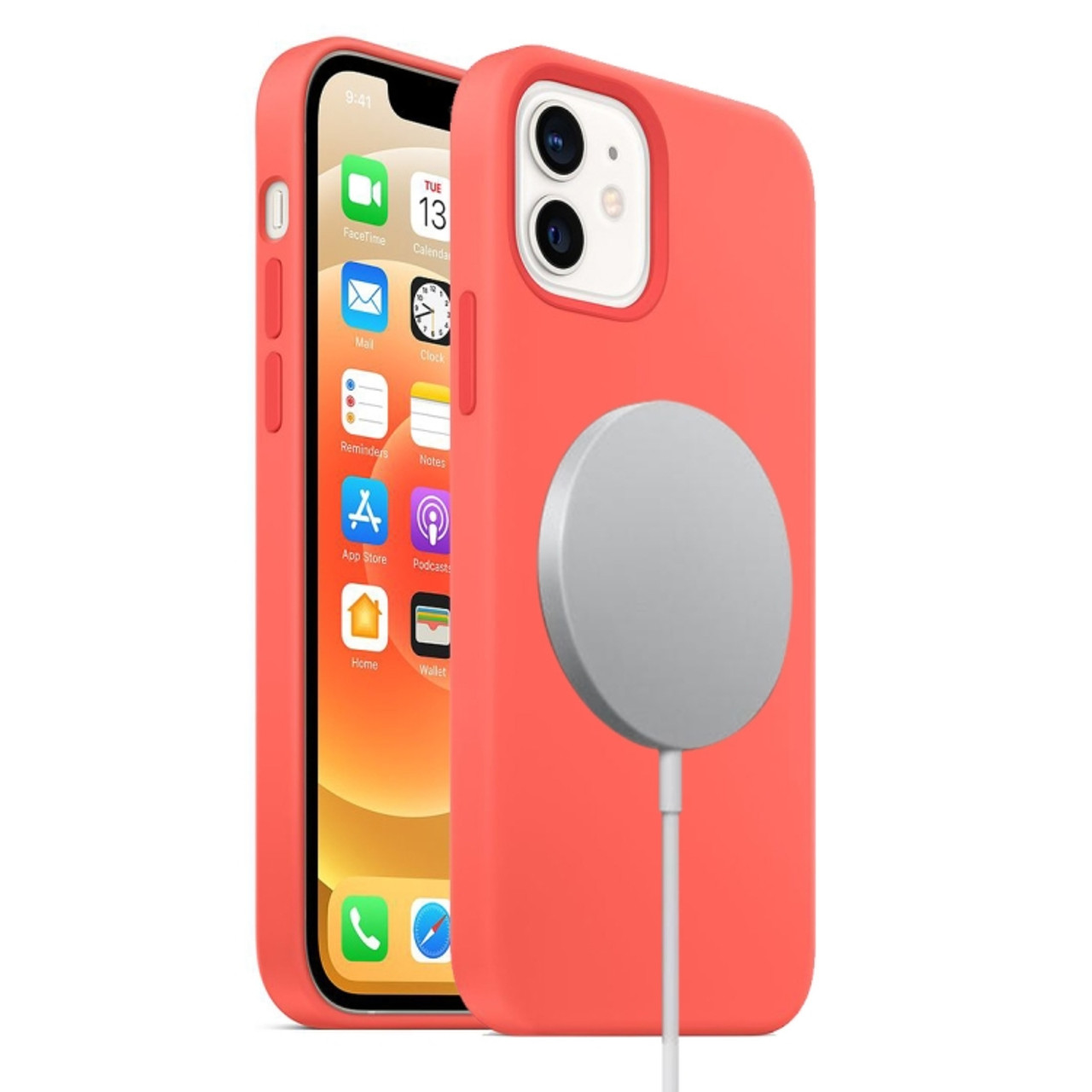 Apple iPhone 12 Mini Silicone Case - Red - istore