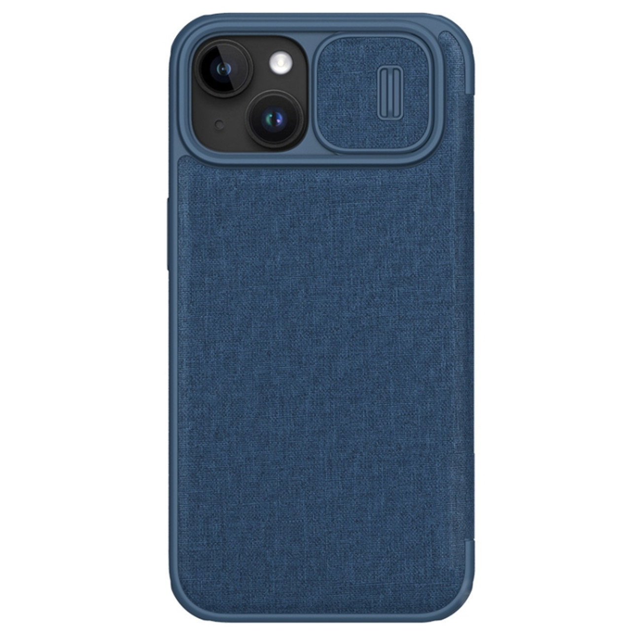 Apple iPhone 15 Pro Max case blue NILLKIN QIN PRO LEATHER (CLOTH