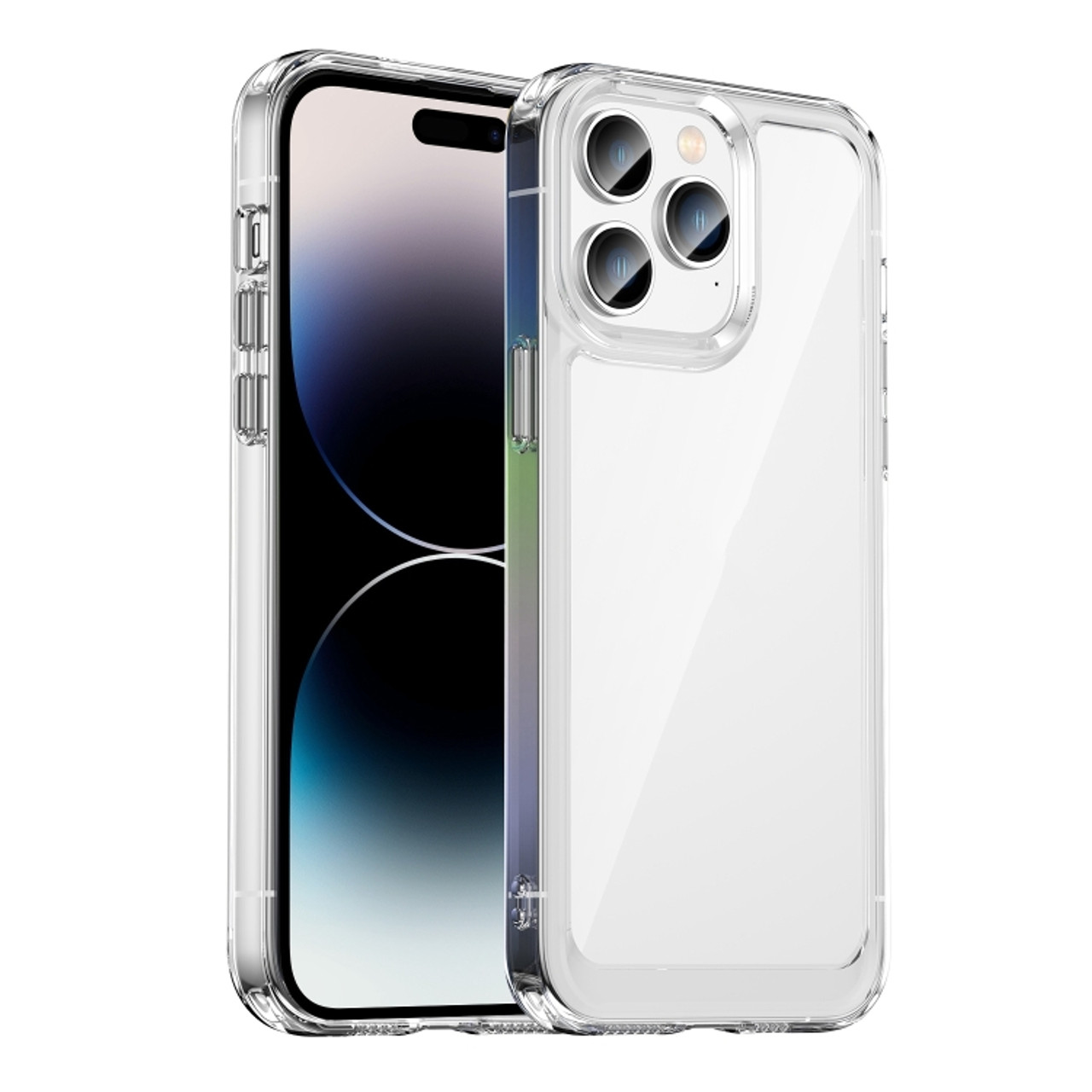 Multicolored logo transparent iPhone 12 Pro case