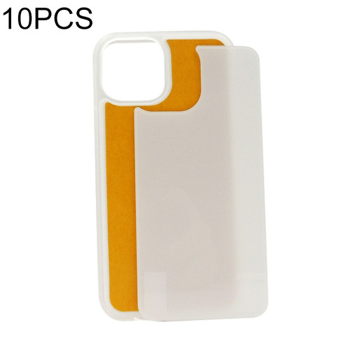 iPhone 13 mini 10pcs Thermal Transfer Glass Phone Case - Transparent