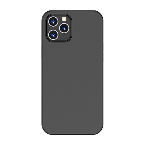 iPhone 12 / 12 Pro TOTUDESIGN AA-148 Brilliant Series Shockproof Liquid Silicone Protective Case - Black