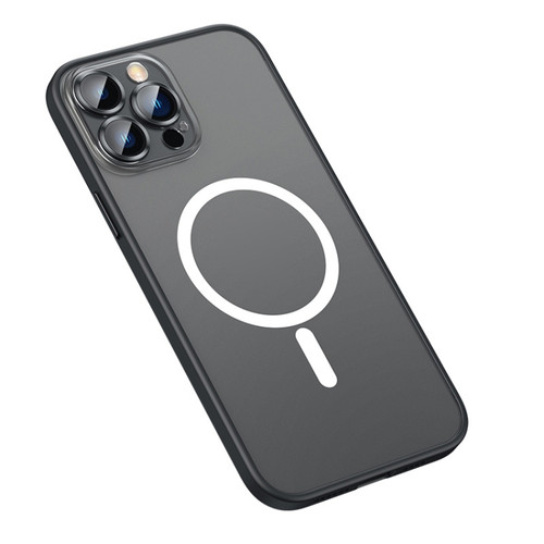 iPhone 12 Pro MagSafe Matte Phone Case - Black