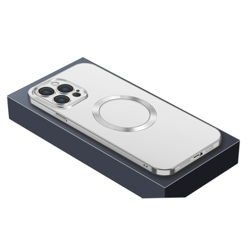 iPhone 12 Nebula Series MagSafe Magnetic Phone Case - Silver