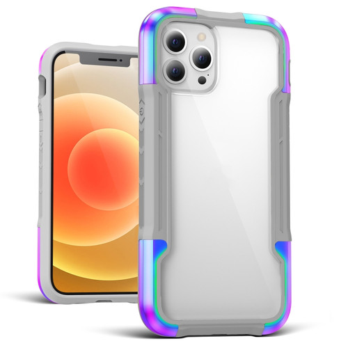 iPhone 12 Pro iPAKY Thunder Series Aluminum alloy Shockproof Protective Case - Rainbow