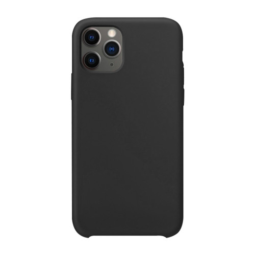 iPhone 12 mini Ultra-thin Liquid Silicone Protective Case  - Black