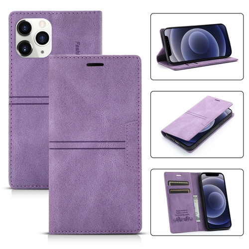 iPhone 12 mini Dream Magnetic Suction Business Horizontal Flip PU Leather Case with Holder & Card Slot & Wallet  - Purple