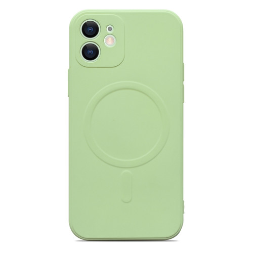 iPhone 12 mini Liquid Silicone Full Coverage Magsafe Phone Case  - Green