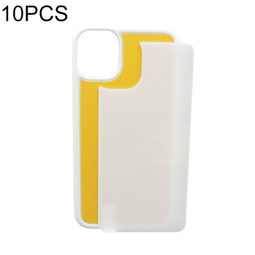 iPhone 12 mini 10pcs Thermal Transfer Glass Phone Case - White