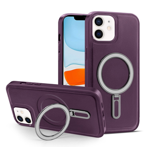 iPhone 11 MagSafe Magnetic Holder Phone Case - Purple