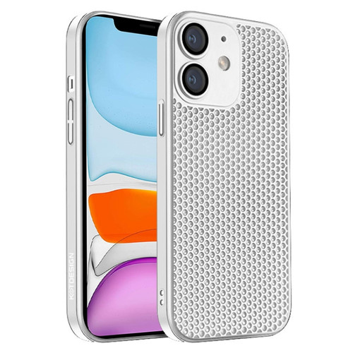 iPhone 11 Honeycomb Radiating PC Phone Case - White