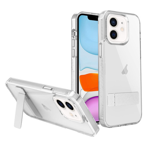 iPhone 11 High Transparent Holder Phone Case - White