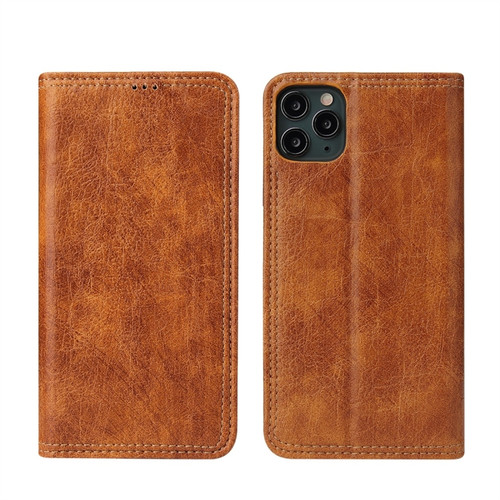 iPhone 11 Retro Tree Bark Texture PU Magnetic Horizontal Flip Leather Case with Holder & Card Slots & Wallet - Khaki