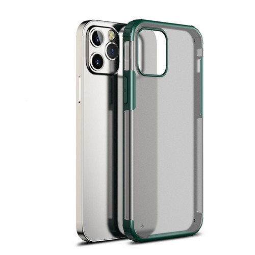 iPhone 11 Pro Max Shockproof Ultra-thin Frosted TPU + PC Protective Case  - Green