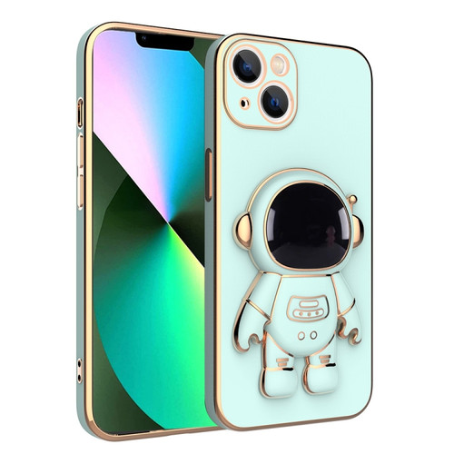 iPhone 11 Pro Max Plating Astronaut Holder Phone Case  - Matcha Green